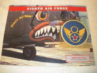 Eighth Air Force Fighter Group Squadron Patch w w WW2 Airplane Mighty