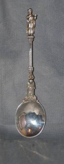 Dutch 19th Century Silver Apostle Spoon St John