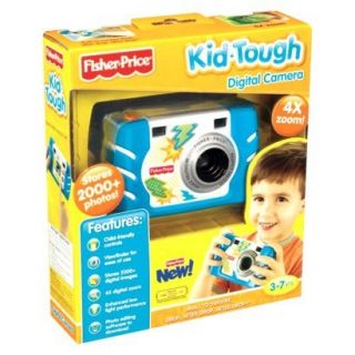 Blue Kid Tough Digital Camera 1000 Photos 4X Zoom Fisher Price W1459