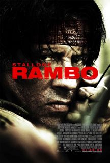 Rambo Movie Poster Single Sided Original Ver B 27x40