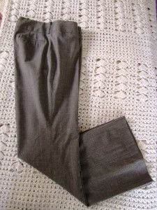  Banana Republic Jackson Fit Brown Dress Pants Trouser Leg Sz 10