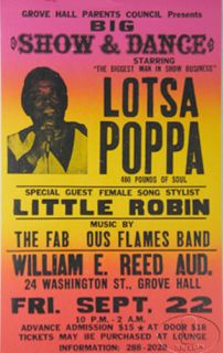 Lotsa Poppa 1978 Boxing Style Poster Boston Sam Cooke