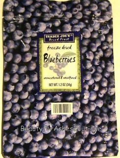 Trader Joes Freeze Dried Blueberries Unsweetened 1 2 Oz