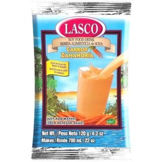 Pack Jamaican Lasco Carrot Soy Food Drink Mix 120g