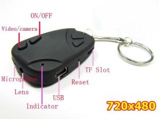 Spy Car Keychain Camera DVR Camcorder Video Hidden Mini