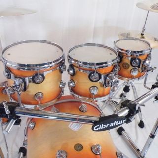 Drum Workshop DW Jazz Series 6 piece Custom Drumset w/hardare & soft