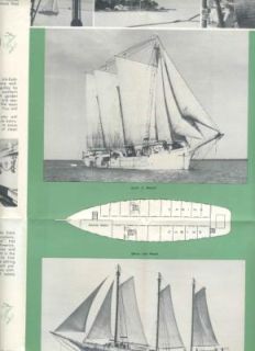  Bay 3 Masted Schooner Brochure Levin J Marvel & Edwin & Maud