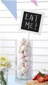  White Party Table Chalkboards Signs Number Markers Cards Place