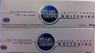 PEARL DROPS Triple Power Whitening Toothpaste 90ml Tartar Fighting