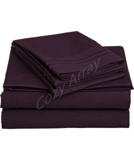 1500 Thread Count 4 Piece Bed Sheet Set Perfect Christmas Gift