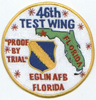  USAF Patch 46th Test Wing Eglin AFB Florida