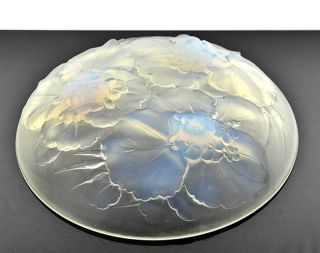  Art Deco Opalescent Glass Bowl from Edmond Laurent Etling