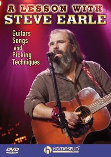 Steve Earle Guitars Songs Picking Techniques and Arrangements DVD