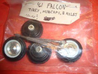 25 Scale Model Car Parts 1961 Ford Falcon Promo Wheels