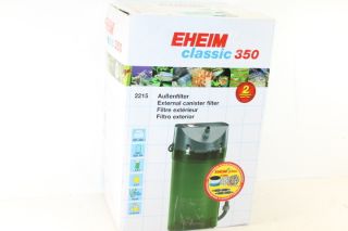 EHEIM CLASSIC 2215 EXTERNAL CANISTER FILTER WITH MEDIA FOR UP TO 92 US