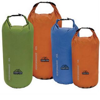 New Performance Waterproof Dry Gear Bag Sack 9 x 16 20 Liters Blue