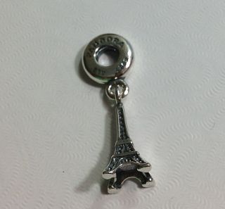  Pandora Sterling Silver Eiffel Tower France  791082 Bead / Charm