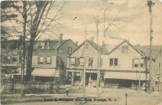 NJ East Orange Dodd Prospect Streets mailed 1914 R64141