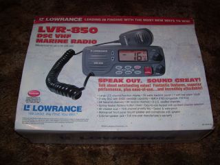 Lowrance LVR 850 DSC VHF Marine Radio 25 Watts