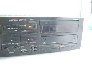 kenwood kx 78cw dual cassette tape recorder player
