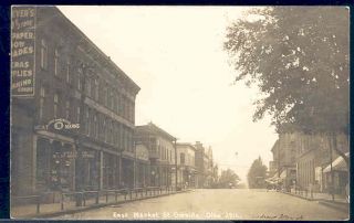  , Ohio, RPPC, Market Street, East, Storefronts, 1907 PM, No 2812