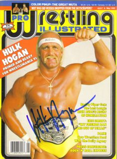 Hulk Hogan Autographed May 1990 PWI Magazine WWE WWF WCW nWo TNA
