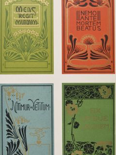 Hoffmann   Book Design. 23   1893 Dekorative Vorbilder Art Nouveau