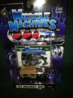 Muscle Machines Series 02 66 Military Jeep New Set of 2