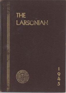  Junior College Yearbook The Larrsonian New Haven Connecticut