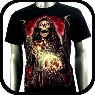 Rock Eagle T Shirt Biker Tattoo RE103 Sz XXXL 3XL Punk Skull Glow In