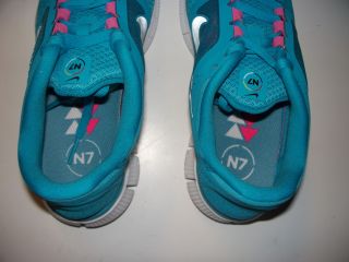 Womens Nike Free Run 3 N7 Native Am Turquoise Blue Silver Pink 9 Prism