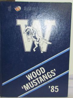 Yearbook 1985 Earl B Wood Junior High School Rockville MD Maryland