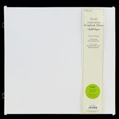 The Paper Studio TRUE12X12 Strap Hinge Refill Pages 40 Layouts Fits cm
