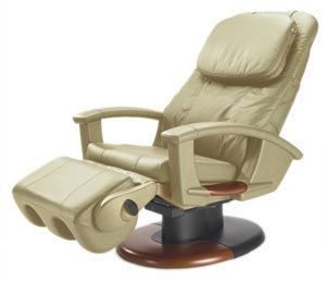 Human Touch Massage Chair HT 135 Cream Power Electric Recline Recliner