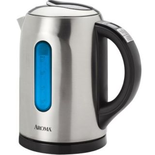 Cordless 6 Cup Electric Kettle   Stainless Steel Hot Water Tea Coffee