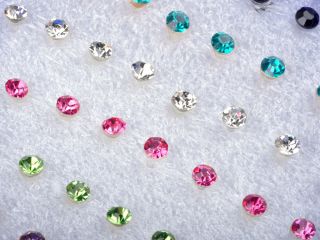 Wholesale Lots 20 Pairs Clear Crystal Earring Studs 1 Box Allergy Free
