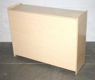  Wood Sectioned Mobile Classroom Storage Cabinet SWP1052 New