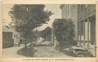 NY East Berne Village Helderberg Mts mailed 1916 T73891