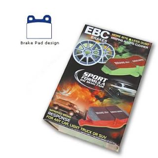 EBC Brakes DP3105C Brake Pads, Redstuff, Ceramic, BMW, Porsche, Saab