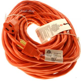 Extension Cord Outlet 4 5 6 15 25 50 100 Cable Power Electric
