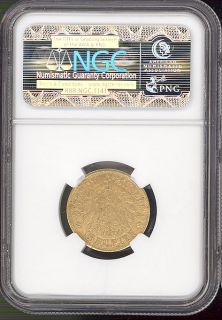 1916 T German East Africa Gold 15 Rupien KM 16 2 NGC AU58