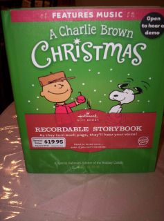 Hallmark A Charlie Brown Christmas Recordable Storybook