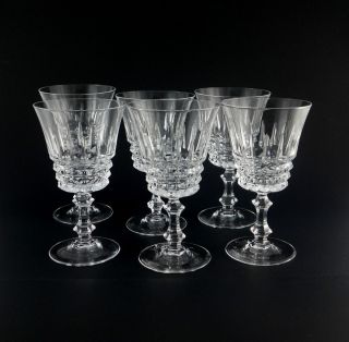 French Durand Cristal DArques Tuileries 24 Lead Crystal Water Goblets