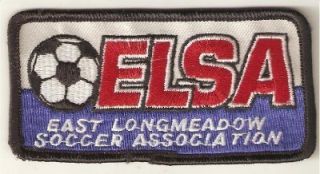 Embroidered Patch Soccer East Longmeadow Soccer Asscociation Elsa