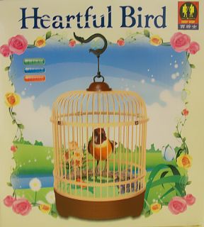   Heartful Bird Singing Hanging Motion Activated Electronic Pet Toy
