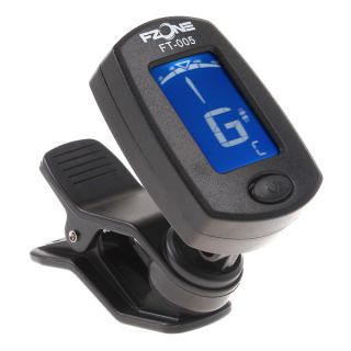 LCD Clip on Guitar Tuner Electronic Digital Chromatic Bass Violin