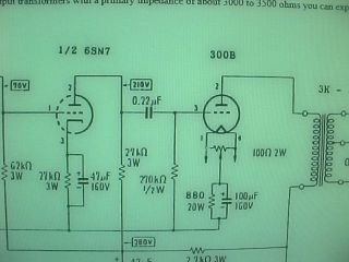 Below is a portion of Sun Audio SE 2A3 Amplifier Design Plan 