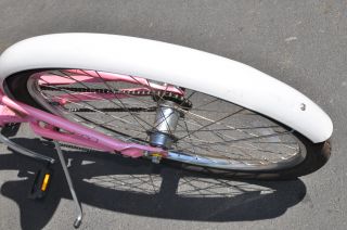 Electra Townie 3i Pink Womens Cruiser Bike w Fenders