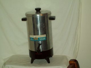 Vintage Electric Percolator Automatic Coffee Maker American made Regal