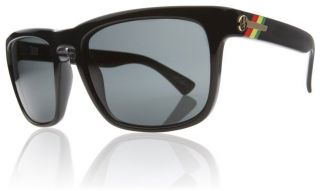 New Electric Knoxville Sunglasses Tweed Black Rasta Grey Bob Marley